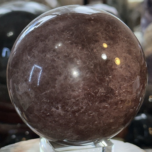 🎄SALE🎄Strawberry Quartz Crystal Ball! - Picture 5 of 6